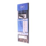 GBC-GUS-080432-GUSANO DE PLASTICO GBC DE 5/8´´ PASO 38 AROS HASTA 96 A 110 HOJAS NEGRO 1 PAQ C/25 PZ...