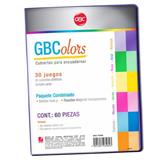 GBC-PAS-P3280-CUBIERTAS GBC GBCOLOR P3280 TAMAÑO CARTA 1 PAQUETE CON 60 PIEZAS