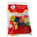 HER-DED-COL12-DEDAL DE HULE COLORES FLUORESCENTES DEL NO.12 HERCULES 1 BOLSA CON 20 PIEZAS