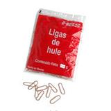 HER-LIG-12-LIGAS DE HULE NATURAL HERCULES NO. 12 COLOR BEIGE 1 BOLSA CON 80 GR