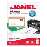 JAN-ETI-5163-ETIQUETAS BLANCAS JANEL J-5163 DE 5.1X10.2 CM 1 PAQUETE