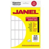 JAN-ETQ-14-ETIQUETAS BLANCAS JANEL NO.14 DE 19X50 MM 1 PAQUETE