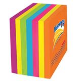 JAN-PST-0202297-NOTA ADHESIVA REMOVIBLE JANEL MEMOTIP 0202297 COLORES NEON FORMA CUADRADA 400 HOJAS