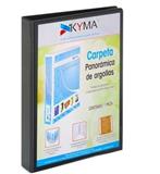KYM-CAR-100NGO-CARPETA DE VINIL COLOR ARILLO EN O DE 1 PULGADA COLOR NEGRA KYMA KYMA 1 PIEZA