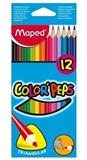 MPD-COL-183212-LAPICES DE COLORES MAPED 183212 DE MADERA 1 CAJA CON 12 PIEZAS