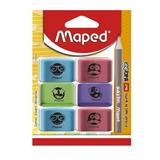 MPD-GOM-123915-GOMA ESSENTIALS SOFT VARIOS COLORES MAPED 123915 BLIST C/6 PZAS INCL LAPIZ BLACK PEPS