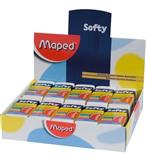 MPD-GOM-511790-GOMA BLANCA MAPED SOFTY DE PLASTICO 1 CAJA CON 20 PIEZAS