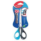 MPD-TIJ-069300-TIJERA MULTIUSOS MAPED SENSOFT 13CM MANGO GOMA BLANDA ACERO INOXIDABLE 1 PZA