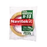 NAV-ADS-24X65NA-CINTA ADHESIVA CORTE FACIL NAVITEK N-55 TRANSPARENTE DE 24 MM X 65 M 1 PZA