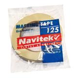 NAV-ADS-MSKG1-CINTA ADHESIVA MASKING TAPE NAVITEK 125 COLOR BLANCA DE 18 MM X 50 M 1 PZA