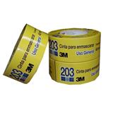 P3M-ADS-20318X5-CINTA ADHESIVA MASKING TAPE SCOTCH 203 COLOR BEIGE DE 18 MM X 50 M 1 PZA