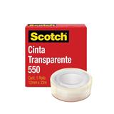 P3M-ADS-55012X3-CINTA ADHESIVA CORTE FACIL SCOTCH 550 TRANSPARENTE DE 12 MM X 33 M 1 PZA
