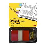P3M-BAN-6801-BANDERITAS POST-TI 6801 COLOR ROJO 50 BANDERITAS