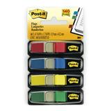 P3M-BAN-6834-MINIBANDERITAS POST-IT 6834 COLORES PRIMARIOS 140 BANDERITAS