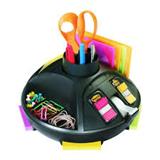P3M-ORG-C91-ORGANIZADOR DE ESCRITORIO POST-IT DE PLASTICO NEGRO CON 3 COMPARTIMIENTOS 1 PIEZA