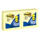 P3M-PST-3301YW-NOTA ADHESIVA REMOVIBLE POP-UP POST IT 3301YW COLOR AMARILLO FORMA CUADRADA 600 HOJAS