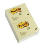 P3M-PST-657-NOTA ADHESIVA REMOVIBLE POST IT 657 AMARILLO PASTEL FORMA RECTANGULAR 100 HOJAS
