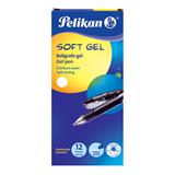 PEL-BOL-963611-BOLÍGRAFO PELIKAN SOFT GEL COLOR NEGRA DE MEDIANO 1MM REDONDO 1 PZA