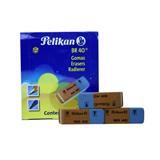 PEL-GOM-BR40-GOMA ROJA CON AZUL PELIKAN BR40 DE LATEX 1 CAJA CON 40 PIEZAS