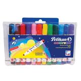 PEL-MAR-111842-MARCADORES BASE AGUA PELIKAN COLORELLA 111842 1 PAQUETE CON 12 PIEZAS