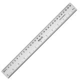PIL-REG-R30-REGLA PILOT DE 30CM METALICA DE ALUMINIO 1 PIEZA
