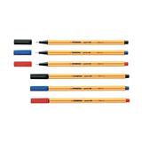 STB-ROT-88MIXB-ROTULADOR STABILO 88/12-1 NEGRO,AZUL Y ROJO FINO