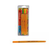 STB-ROT-B88NEON-ROTULADOR STABILO B8805-1 COLORES NEON FINO