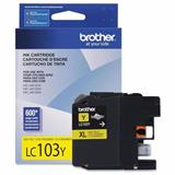 BRO-TIN-LC103Y-TINTA BROTHER LC103YXL COLOR AMARILLO
