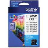 BRO-TIN-LC205C-TINTA BROTHER LC205C COLOR CYAN