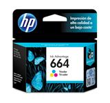 HP-TIN-F6V28AL-CARTUCHO DE TINTA HP 664 TRICOLOR ORIGINAL F6V28AL
