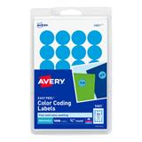 AVE-2103-ETIQUETAS REMOVIBLES CIRCULARES AZUL CLARO 3/4IN/1,008 ETIQUETAS