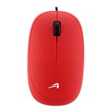 ACT-ACC-16516-MOUSE ALAMBRICO ACTECK AC-916516 CONEXION USB COLOR ROJO