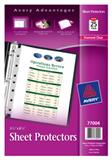 AVE-77004-PROTECTORES DE HOJAS SEMI-TRANSPARENTE 25 PROTECTORES #