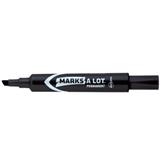 AVE-7888-MARCADOR REGULAR PUNTA CINCEL NEGRO 12 PIEZAS