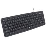 IC-CO-178464-KIT TECLADO Y MOUSE MANHATTAN 178464 MOUSE OPTICO DE 1000 PPP NEGRO