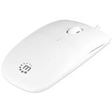 IC-CO-178815-MOUSE MANHATTAN 178815 MINI RATON OPTICO SILUETA BLANCO