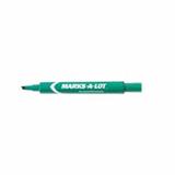 AVE-8885-MARCADOR GRANDE PUNTA CINCEL VERDE 12 PIEZAS