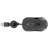 MC-ACC-993346-MOUSE MINI ALAMBRICO RETRACTIL EASY LINE EL-993346 CONEXION USB COLOR NEGRO