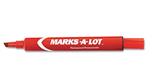 AVE-8887-MARCADOR GRANDE PUNTA CINCEL ROJO(CJA C/12 PZAS) #