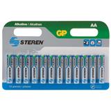 STE-PIL-BATAA12-PILA ALCALINA STEREN AA DE 1.5 VOLTS 12 PIEZAS