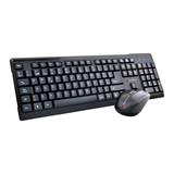TZ-ACC-COMBO1-KIT TECLADO Y MOUSE TECHZONE TZ16COMB01-INA CONEXION INALAMBRICO COLOR NEGRO