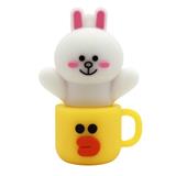 BR-ME-19043210-MEMORIA USB BROBOTIX 190432-10 DE 32GB DE CONEJO EN TAZA