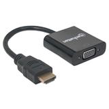 IC-CO-151467-CONVERTIDOR MANHATTAN 151467 HDMI A VGA NEGRO