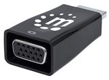 IC-CO-151542-CONVERTIDOR HDMI A VGA MANHATTAN 151542 VGA // USB // 3.5MM // HDMI NEGRO