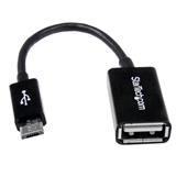 STA-CO-A8400K0-CABLE ADAPTADOR MICRO USB STARTECH UUSBOTG NEGRO 12 CM