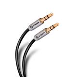 STE-CAB-077-CABLE DE ESTEREO STEREN 297-077 MACHO A HEMBRA NEGRO GRIS Y ORO 3.6