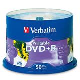 VER-DIS-95136D-DVD DVD R IMPRIMIBLE VERBATIM 95136D CAPACIDAD 4.7 GB VELOCIDAD 16X CAMPANA 50 PIEZAS