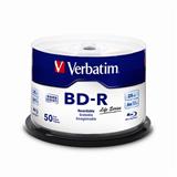 VER-DIS-98172B-CAMPANA DE 50 PIEZAS BLURAY BD-R VERBATIM VB98172 CAPACIDAD 25GB