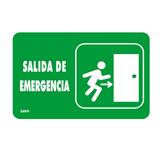 SAB-SEN-SE7936-LETRERO ACRÍLICO SABLÓN SALIDA DE EMERGENCIA VERDE