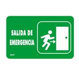 SAB-SEN-SE7936-LETRERO ACRÍLICO SABLÓN SALIDA DE EMERGENCIA VERDE
